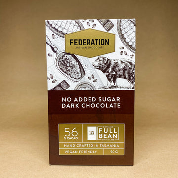Federation No Added Sugar Dark Chocolate