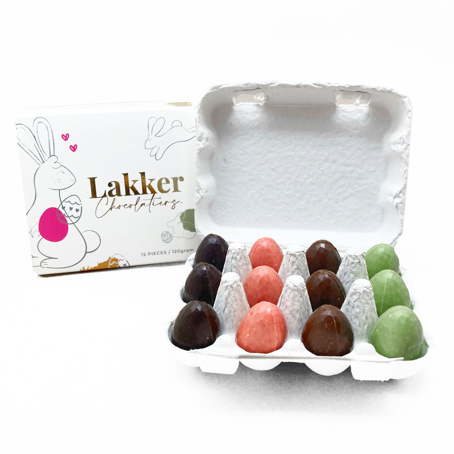 Lakker Chocolatiers Exquisite Quail Easter Eggs 12 Pieces