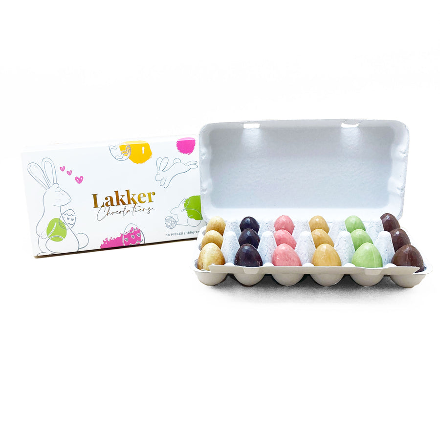 Lakker Chocolatiers Exquisite Quail Easter Eggs 18 Pieces