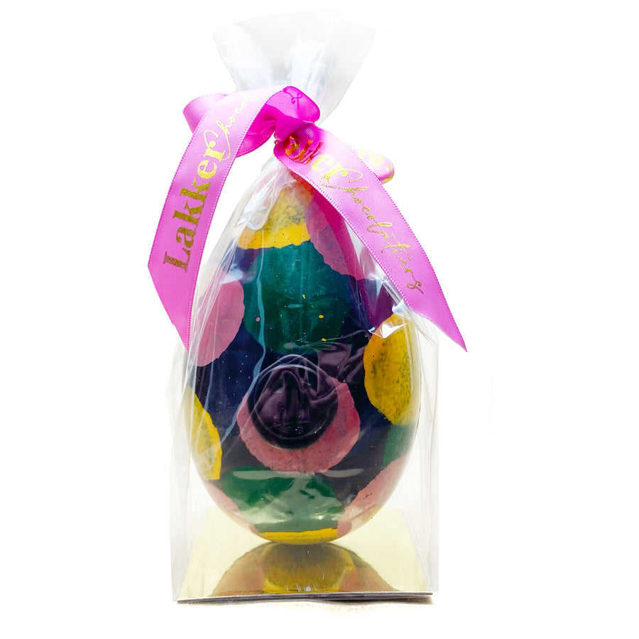 Hand Painted Dark Chocolate Easter Egg