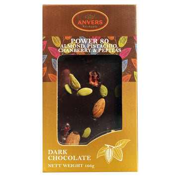 Anvers Power 80 Almond, Pistachio, Cranberry & Pecan