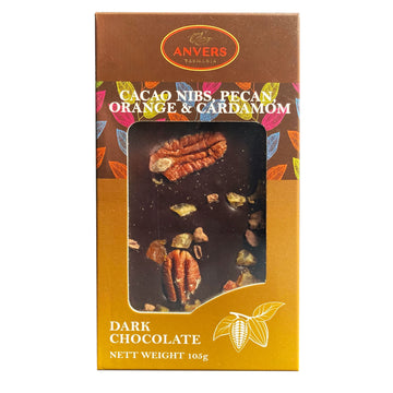 Anvers Toffee Cacao Nibs, Pecan, Orange & Cardamom
