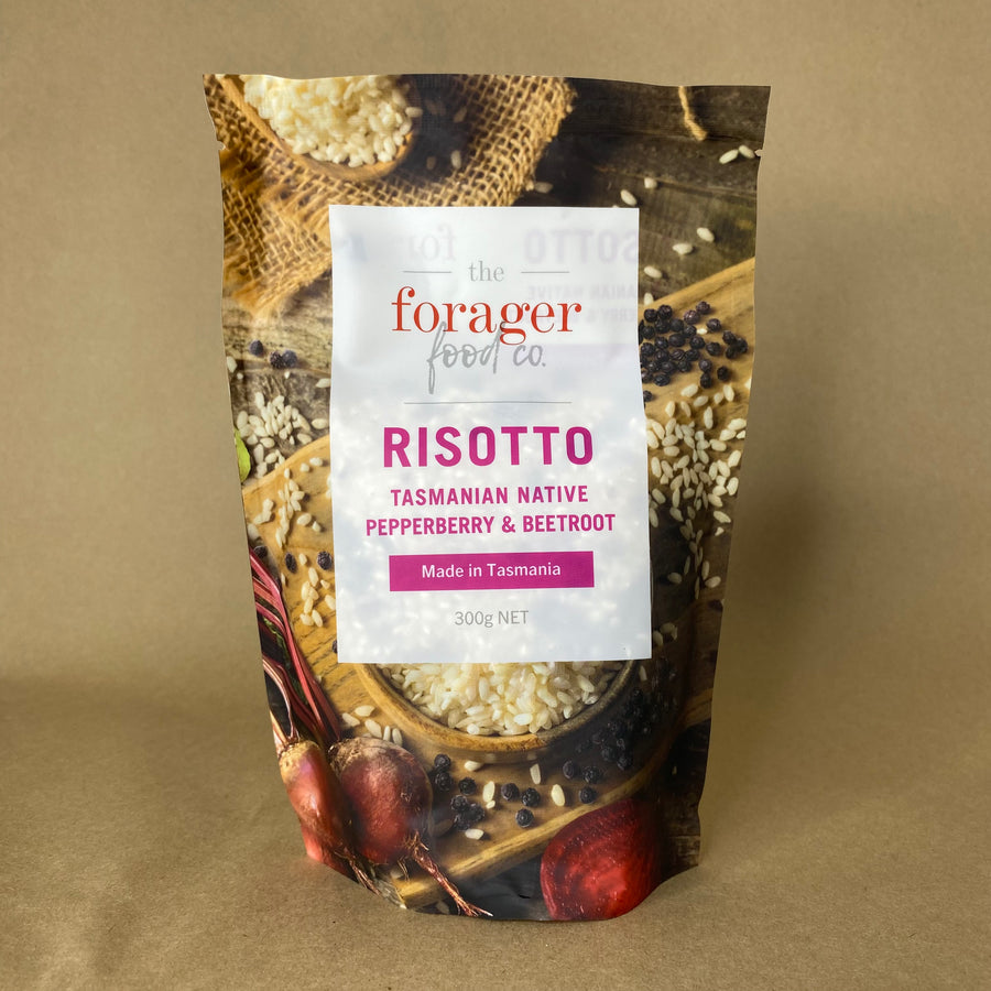 The Forager Food Co Tasmanian Native Pepperberry and Beetroot Risotto Rice