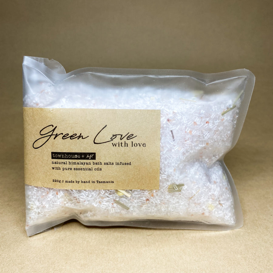 Green Love with Love Townhouse and Loft Bath Salts